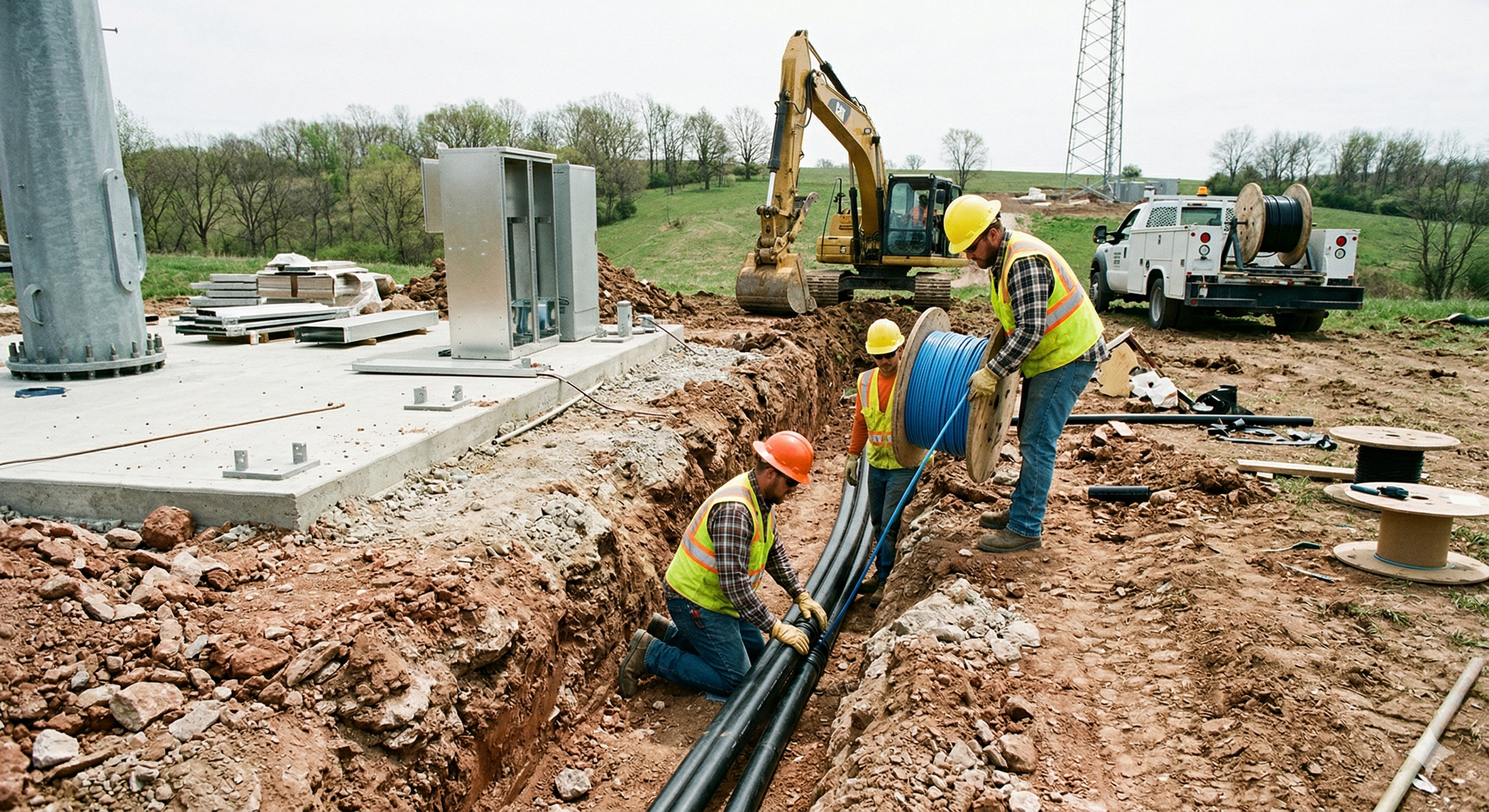 Mokna.ai — tower modification and structural reinforcement work